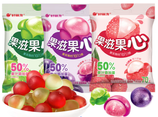 Korean Orion Gummy Green Grape 好丽友果滋果心| The Sweet Spot